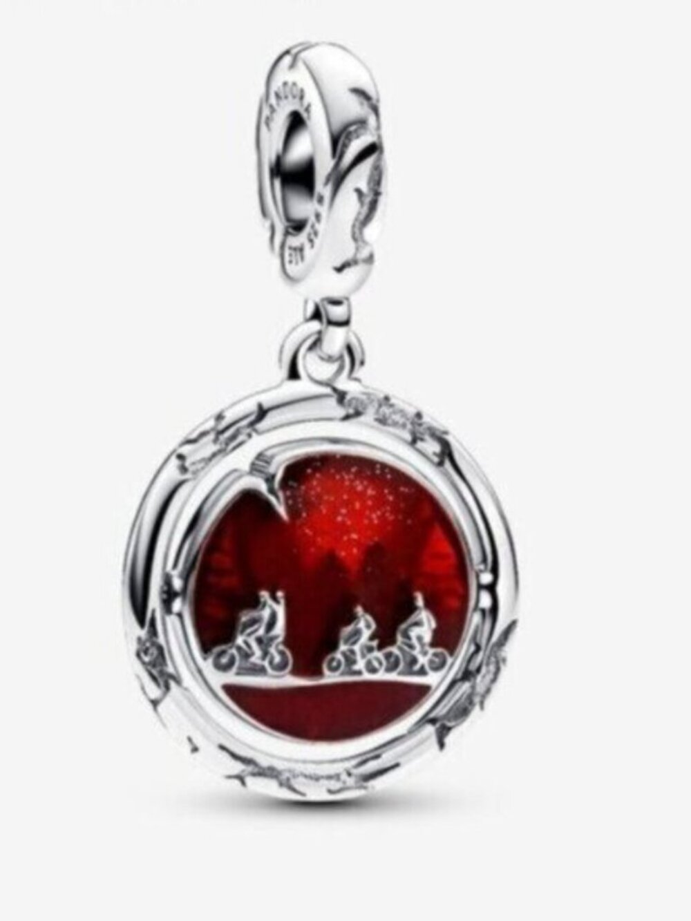 ✅Pandora Stranger Things Glow-in-the-dark Upside Down Dangle Charm